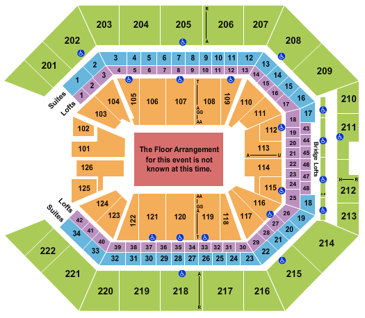 Golden 1 Center J. Cole Seating Chart